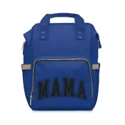 MAMA Dark Blue Multifunctional Diaper Backpack