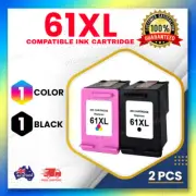 2x Ink For HP 61 XL Officejet 4630 HP Officejet 2620 Printer Inkjet 61XL