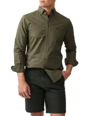 [Rodd & Gunn] Gunn Oxford Long Sleeve Sports Fit Shirt in Forest