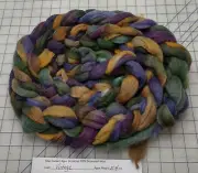 Superwash Wool Sliver Roving Spinning Handpainted USA NWT Vintage