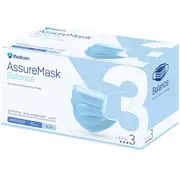 Medicom ASU Balance 3Ply Level 3 Earloop Face Mask Blue 50/box