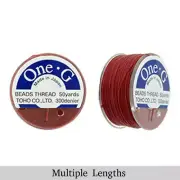 Red One-G Toho Beading Thread 50/125/250yd