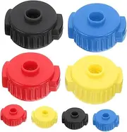 Yardwe 8pcs Cymbal Quick Release Cap Nuts Drum Kit Cymbal Topper Replacement Cymbal Nut Kit Quick Release Drum Nut Percussion Drum Accessories Cymbal Fixing Accessories Plastic