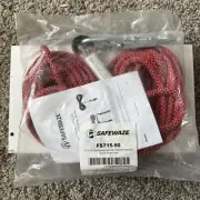 SafeWaze FS715-50 Kernmantle Vertical Lifeline Assembly w/ Swivel Snap Hook 50’