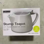 Stump Teapot With Sls Lid And Infuser 18ounce Lime
