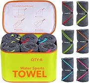 4monster Microfiber Gym Towel Fast Drying Sports Towel Camping Towel Travel Towel Bath Towel Fitness Workout Sweat Towels for Men Women Backpacking Swimming 24 X 48 Inch 4-Pack