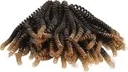 WRITWAA Wig Braids and Dreadlocks Crochet Black for Braiding Curly Faux Spring Twist Burgundy Wavy Extensions Gradient Hair Woman Wigs with Bangs High Temperature Wire