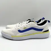 Vans Men’s UltraRange EXO Skateboarding Size 13 White/Blue/Lime |VN0A4U1KBOY|