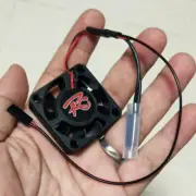 For Traxxas TRX-4 SCX10 90046 D90 94180 RC Car Temperature Control Cooling Fan
