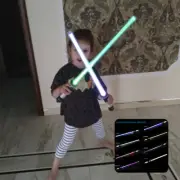 Star Wars Light Sword Toy RGB Replica Force Heavy Dueling Color Changing becrx