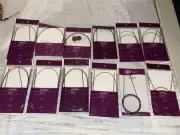 Lot Of 12 NEW - KNIT PICKS Fixed Circular Needles & Options Interchangeable Cabl