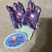PEPPA PIG -Jersey Gardening Gloves Toddler/Kids Size NWT