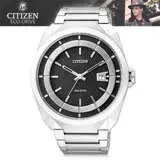 CITIZEN 星辰 光動能 不鏽鋼 日期 紳士錶 AW1010-57E