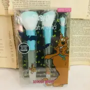 scooby-doo glow in the dark Makeup Brushes 3 Piece Set Scooby Night Blue White