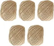 Sisal Rope Natural Jute Hemp Manila Twine String Cord 1-14mm Thick Craft DIY, Multipurpose for Crafts, Gardening, and DIY Projects, Durable and Abrasion Resistant