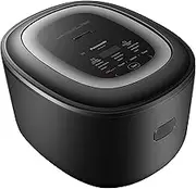 Panasonic 8 Cup Induction Heat Rice Cooker with Multi Cooking features for Delicious Reduced Starch Rice, Includes Stainless Steel Steam Basket, Black (SR-HL151KST)