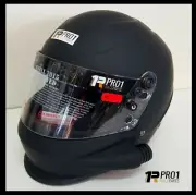Black Snell 2015 No Air or Side Air Helmet w Tear off Post and Hans Ready XXS XS