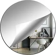 DARENYI 30cm Round Acrylic Wall Mirror Tiles - Self Adhesive, Large Circle for Bathroom, Hallway, Living Room, Door - Decorative Stick-on