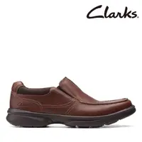 在飛比找momo購物網優惠-【Clarks】男鞋Bradley Free寬楦輕量荔枝紋套