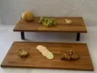 Grazing Board / Cheese Board Charcuterie Platter 2 Tier One with Legs Flat Pack