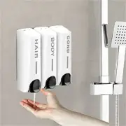 1/2/3Heads Soap Dispenser Wall Mounted Liquid Bathroom Soap Shower Gel Shampoo