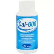 Cal-600 120 Tablets Calcium Carbonate 600mg Strong Bones (Caltrate Generic)