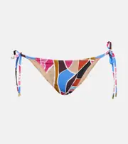 [Rebecca Vallance] Rebecca Vallance Le Reve printed bikini bottoms UK 12 multicoloured