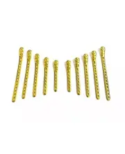 Veterinary Tibia Distal Medial Plates new style voi 3.5mm Titanium Set of 10pcs