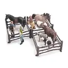 10X Farm Ranch Fence Plastic PVC Play Set for Railway Simulation 10 Pieces