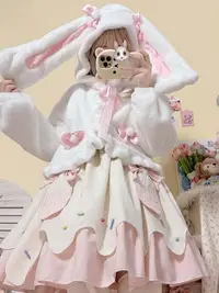 在飛比找Yahoo!奇摩拍賣優惠-軟軟兔lolita外套3.0      長款/短款