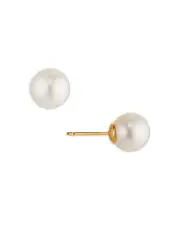Nadri Nacre Pearl Stud Earrings