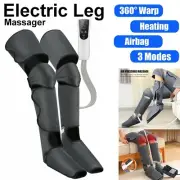 Electric Leg Massager with Air Compression for Circulаtiоn &Rеlаxаtiоn-Dark Gray