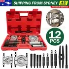 12PCS Bearing Splitter Gear Puller Fly Wheel Separator Tool Kit Set With Box AU