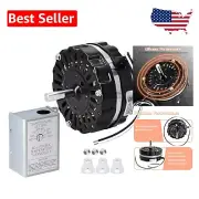Energy-Efficient Attic Fan Motor with 5" Adjustable Thermostat - 120V Power