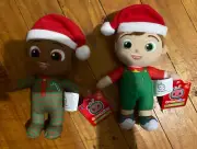 Rare Licensed Authentic STUFFED CoComelon TomTom + Cody Christmas Plush Toy NEW