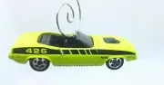 Christmas Ornament for Plymouth Barracuda Convertible Lime Green