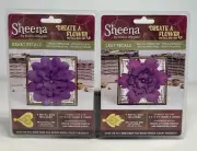 Sheena Create a Flower Two 4 Piece Metal Cutting Die Sets : Heart & Leaf Petals