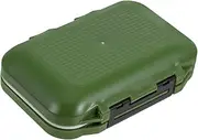 iplusmile Box Fishing Accessory Box Compact Utility Organizer for Fishing Gear Storage Capacity for Lures Hooks Bait Lightweight Small Tackle Box