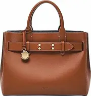 [FOSSIL] Women's Satchel Bag Gilmore Brown, Braun, Free Size