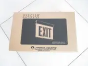 Lithonia LPR 1 RC 120/277 PNL Red Letter Exit Sign w/ Edge- Lit Panel Assembly