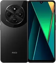 Xiaomi Poco C75 Smartphone 8+256GB No Contract Cell Phone 6.88 Inch Display MediaTek Helio G81 Octa-core Processor 50MP AI Triple Camera 5000mAh Battery NFC Dual SIM Black