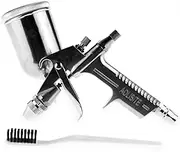 Silver Mini Air Touch up Airbrush Air Brush Paint Airbrush h v l p Gravity Feed