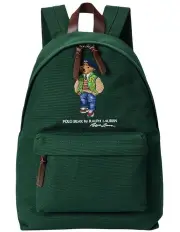 [Polo Ralph Lauren] Bear Canvas Backpack in Green