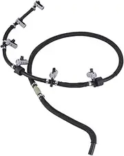 Rynplex 13537799869 13537792870 Fuel Injector Return Leak Off Pipe Compatible, for BMW E90 E91 E92 E93 E60 E61 E63 E64 E65 E66 E83 E70 E71 Fuel Return Overflow Leak Off Pipe M57 Engine Fuel Overflow H