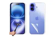 Tempered Glass Screen Protector for Apple iPhone 16 PLUS Front and Film Back