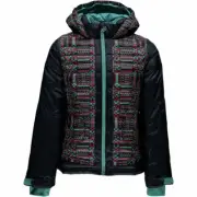 Spyder Girls Nora Hooded Down Jacket,Ski Snowboarding Jacket,Size XL(16/18 Kids)