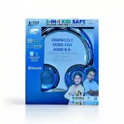 Altec 2-in-1 Kid Safe Headphones - Blue