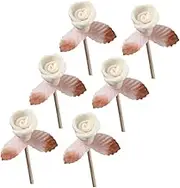 6pcs Aroma Diffuser Sticks Natural Rattan Fragrance Sticks for Essential Oils Fast Absorption for Home Decoration Bedroom Living Room