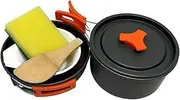 Abbraccia Camping Cookware Mess Kit Camping Cooking Set for Barbecue Hiking Outdoor