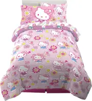 Kids Bedding Super Soft Comforter and Sheet Set with Sham, 5 Piece Twin Size, He